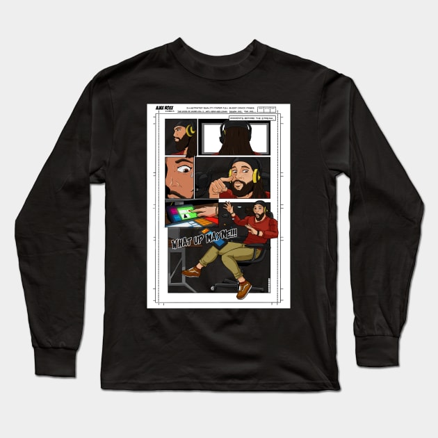 XeroGee x AjaxRoxx Comix Long Sleeve T-Shirt by AjaxRoxx